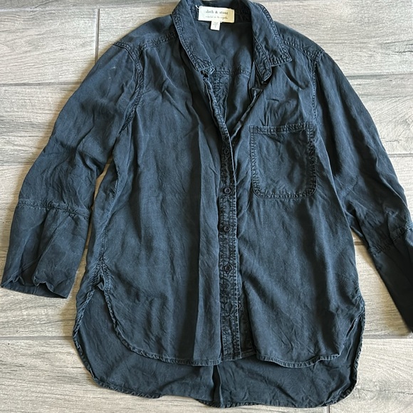 Cloth & stone button front shirt - Picture 2 of 5